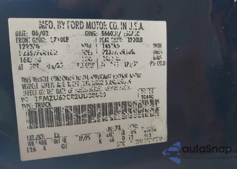 2002 Ford Explorer Sport Trac z USA, uszkodzony, nr VIN 1FMZU67E82UD38060